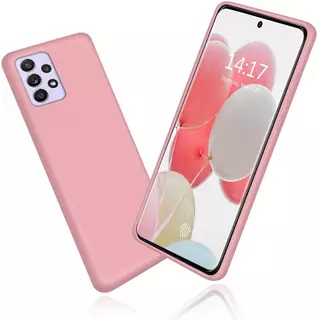 Telefontok Samsung Galaxy A52 / A52 5G / A52s 5G - pink szilikon tok