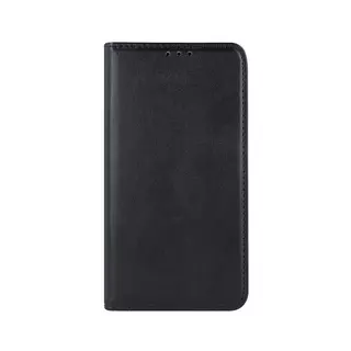 Telefontok Xiaomi Redmi 7A - Smart Magnetic fekete szilikon keretes mágneses könyvtok