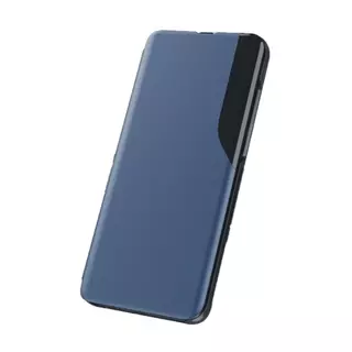 Telefontok Xiaomi Poco X3 NFC / Poco X3 Pro - Eco View bőrhatású kék mágneses könyvtok