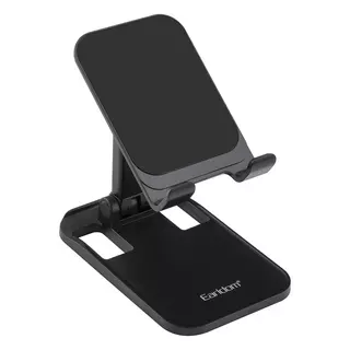 EARLDOM ET-EH86 - univerzális asztali telefon- és tablettartó állvány, fekete, csúszásgátlóval