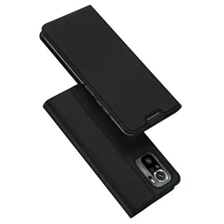Telefontok Xiaomi Redmi Note 10 - Dux Ducis fekete flipcover tok