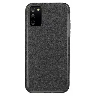 Telefontok Samsung Galaxy A02s - Fekete Shiny tok