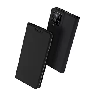 Telefontok Samsung Galaxy A22 LTE / 4G - Dux Ducis fekete flipcover tok