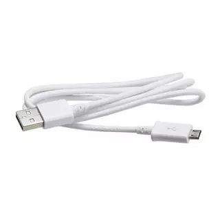 Kábel: Samsung ECB-DU4AWE - 1 méter USB / MicroUSB fehér gyári adatkábel