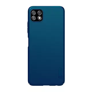 Telefontok Samsung Galaxy A22 5G - Nillkin Super Frosted kék tok