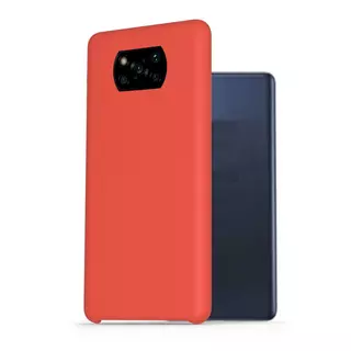 Telefontok Xiaomi Poco X3 NFC / Poco X3 Pro - piros szilikon tok