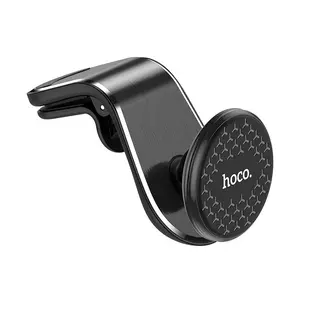 Telefontartó: HOCO CA59 - Univerzális szellőzőrácsra rögzíthető mágneses telefontartó, fekete