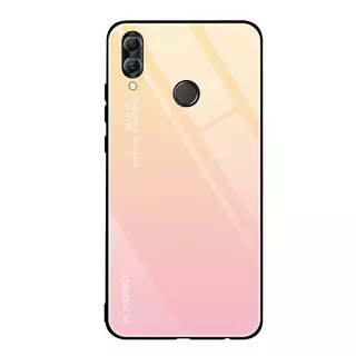 Telefontok Huawei P Smart 2019 / Honor 10 Lite - pink színátmenetes üveg hátlaptok