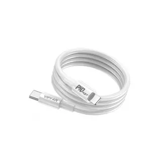 Vipfan E4S-K - Type-C (USB-C) / Lightning fehér kábel, 1m