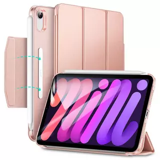Tablettok iPad Mini 6 2021 - ESR ASCEND TRIFOLD pink smart case