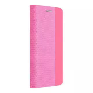 Telefontok Samsung Galaxy A03s - Senseo pink mágneses szilikon keretes könyvtok