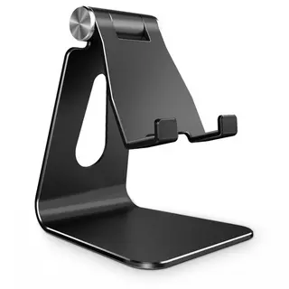 TECH PROTECT Z4a - univerzális asztali fém telefontartó állvány, fekete