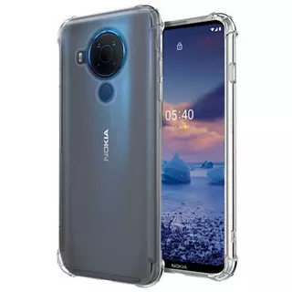 Telefontok Nokia 5.4 - Ütésálló átlátszó hátlap tok