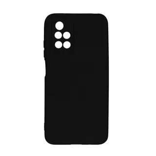 Telefontok Xiaomi Redmi 10 / Redmi 10 2022 - fekete szilikon hátlap tok