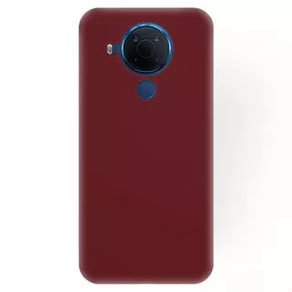 Telefontok Nokia 5.4 - burgundi szilikon hátlap tok