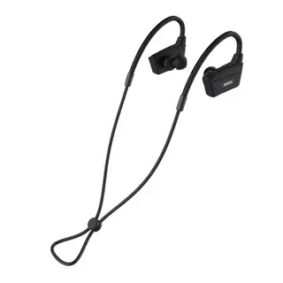 Headset: REMAX RB-S19 - fekete stereo sport bluetooth headset fülhallgató