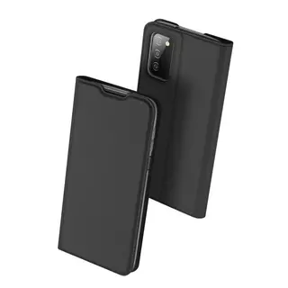 Telefontok Samsung Galaxy A03s - Dux Ducis fekete flipcover tok