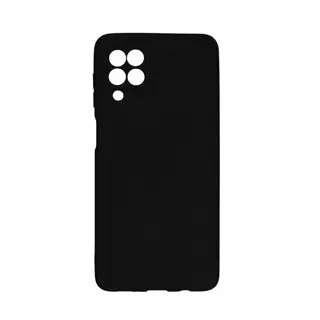 Telefontok Samsung Galaxy F62 - fekete szilikon hátlap tok