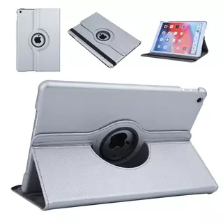 Tablettok iPad 2020 10.2 (iPad 8) - ezüst fordítható műbőr tablet tok