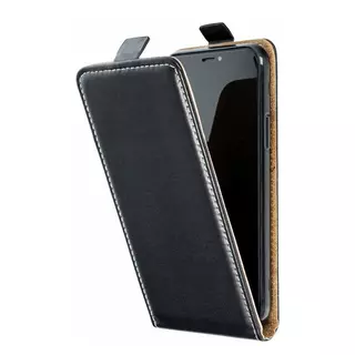 Telefontok Samsung Galaxy A03s - Lefelé nyíló Flexi Fliptok fekete