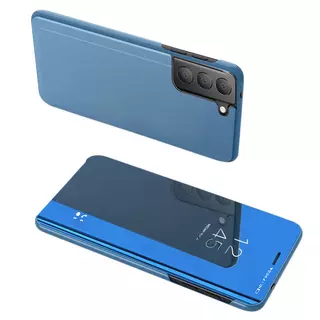 Telefontok Samsung Galaxy S21 FE - Kék Clear View Tok