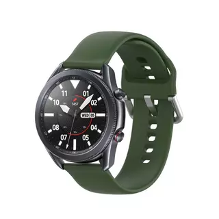 Huawei Watch GT / GT2 / GT2 Pro (42 mm) okosóra szíj - zöld szilikon szíj