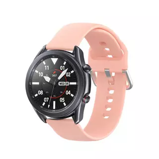 Huawei Watch GT / GT2 / GT2 Pro (42 mm) okosóra szíj - pink szilikon szíj