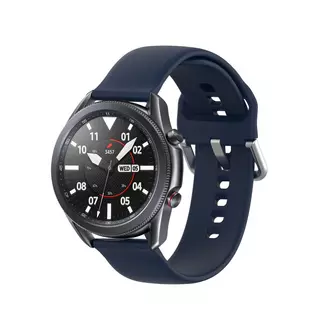 Huawei Watch GT / GT2 / GT2 Pro (46 mm) okosóra szíj - kék szilikon szíj
