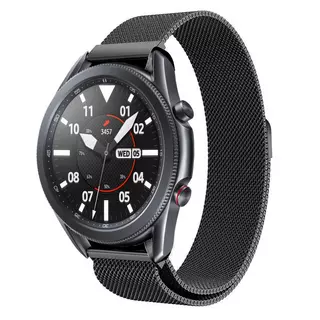 Huawei Watch GT / GT2 / GT2 Pro (46 mm) - mágneses fekete fémszíj