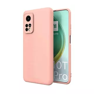 Telefontok Xiaomi Mi 10T / Mi 10T Pro - pink szilikon hátlap tok
