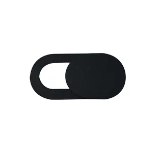 Öntapadós kamera takaró (18,5x9 mm) - oldalra csúsztatható, fekete