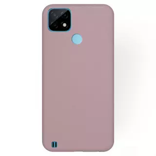 Telefontok Realme C21 - púder pink szilikon tok