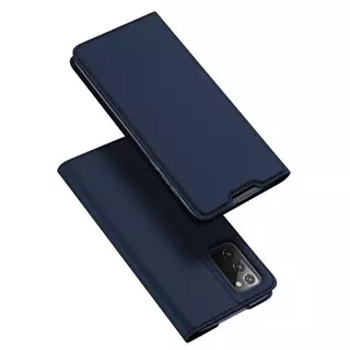 Telefontok Samsung Galaxy Note 20 - Dux Ducis kék flipcover tok