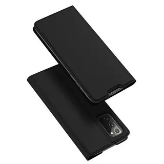 Telefontok Samsung Galaxy Note 20 - Dux Ducis fekete flipcover tok