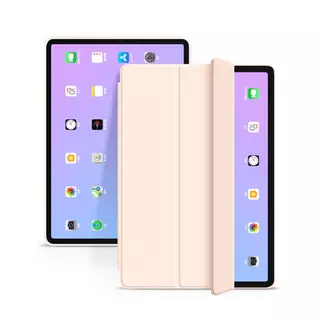 Tablettok iPad Air 5 (2022, 10,9 coll) - pink smart case