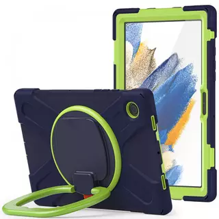 Tablettok Samsung Galaxy Tab A8 10.5 X200 / X205 - Tech-Protect X-Armor ütésálló, kitámasztható kék/zöld tablet tok