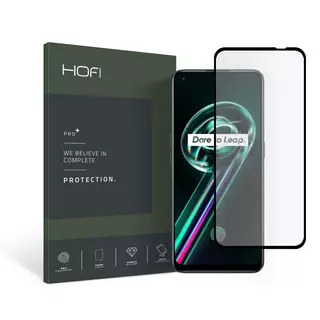 Üvegfólia Realme 9 Pro+ Plus - HOFI fekete keretes kijezővédő üvegfólia