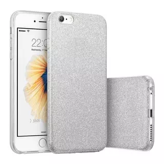 Telefontok iPhone SE3 2022 - ezüst Shiny tok