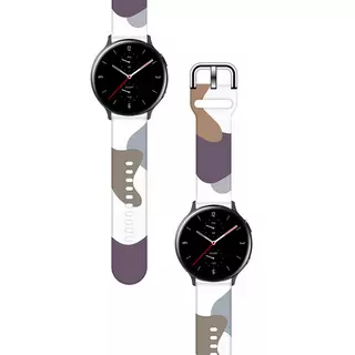 Samsung Galaxy Watch 3 (45 mm) okosóra szíj - Strap Moro color 9 színes szilikon szíj (szíj szélesség: 22 mm)
