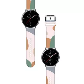 Huawei Watch GT / GT2 / GT2 Pro (42 mm) okosóra szíj - Strap Moro color 11 színes szilikon szíj (szíj szélesség: 20 mm)