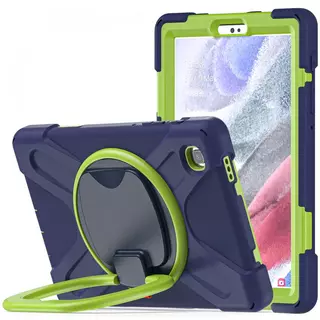 Tablettok Samsung Galaxy Tab A7 Lite (SM-T220, SM-T225) 8,7 - Tech-Protect X-Armor ütésálló, kitámasztható kék/zöld tablet tok
