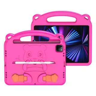 Tablettok iPad Air 4 (2020, 10,9 coll) - Dux Ducis Panda - pink, kitámasztható tablet tok