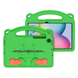 Tablettok Samsung Galaxy Tab S6 Lite 2020 /2022 (SM-P610, SM-P615, SM-P613, SM-P619) - Dux Ducis Panda - zöld, kitámasztható tablet tok