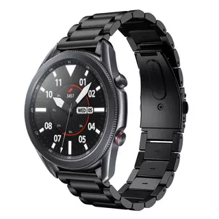 Huawei Watch 3 / Watch 3 Pro okosóra fémszíj - fekete fémszíj (22 mm)