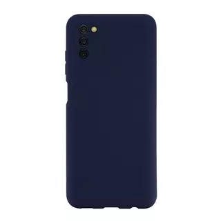 Telefontok Samsung Galaxy A03S - kék szilikon hátlap tok