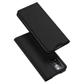 Telefontok Xiaomi Redmi Note 11 Pro+ Plus 5G - Dux Ducis fekete kinyitható tok