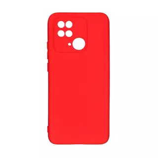 Telefontok Xiaomi Redmi 10C - piros szilikon tok