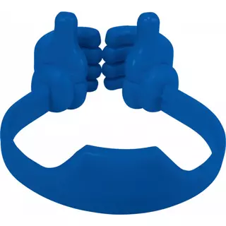 Univerzális asztali telefon -tablet tartó - kék kezek