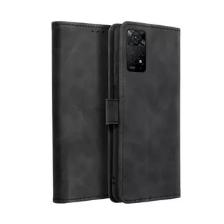 Telefontok Xiaomi Redmi Note 11 Pro / Note 11 Pro 5G - Forcell Tender fekete ráhajtófüles könyvtok