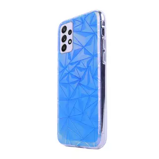 Telefontok Samsung Galaxy A33 5G - Neo kék , mintás műanyag hátlap tok, szilikon kerettel